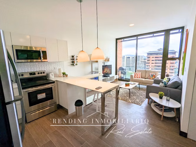 Renta de Apartamento en Edificio Diago6 Zona 10 de 2 Habitaciones con 2 Parqueos