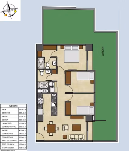 Vendo Apartamentos amueblados con jardín en zona 7 | ACODI - Imagen 8