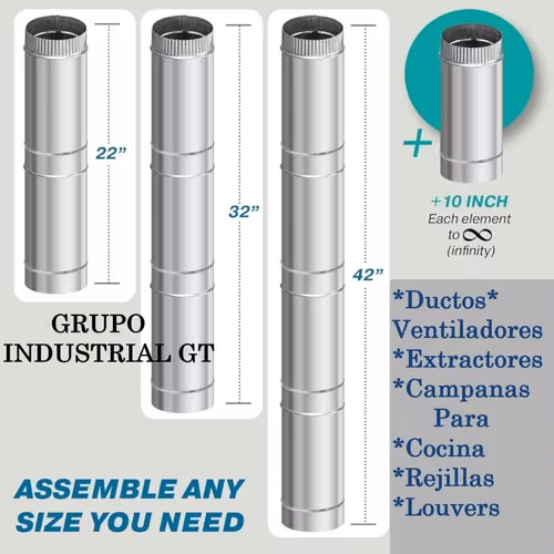 EXTRACTORES PARA CAMPANAS DE COCINAS