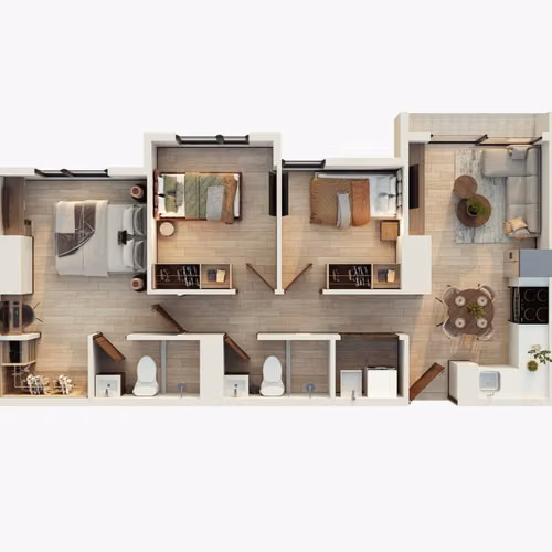 Apartamento en Venta (Cesión) Zona 13 Vicinia - Imagen 2