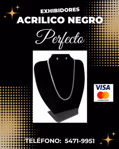 Exhibidores para finos y elegantes collares y cadenas