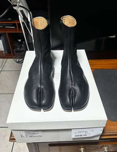 Maison Margiela Tabi Boots, cuero color negro talla: 41 - Originales - Imagen 2