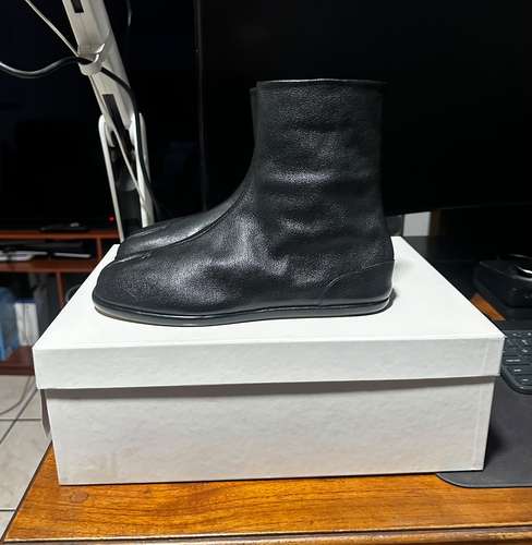 Maison Margiela Tabi Boots, cuero color negro talla: 41 - Originales - Imagen 3