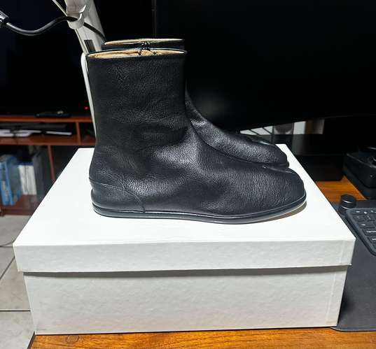 Maison Margiela Tabi Boots, cuero color negro talla: 41 - Originales - Imagen 4