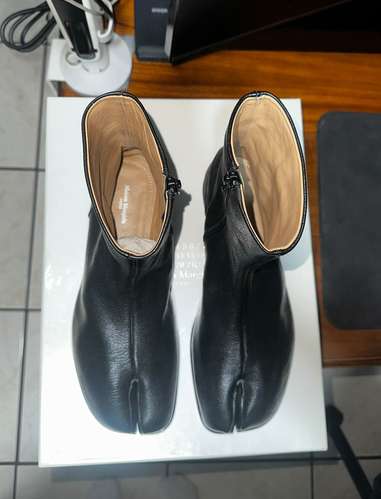 Maison Margiela Tabi Boots, cuero color negro talla: 41 - Originales - Imagen 6