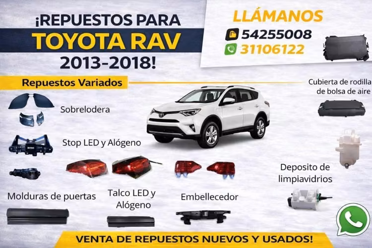 Repuesto Toyota RAV4 2013 al 2018