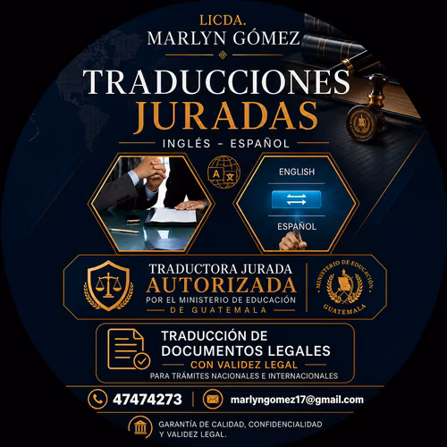 Traducciones Juradas (español e inglés)
