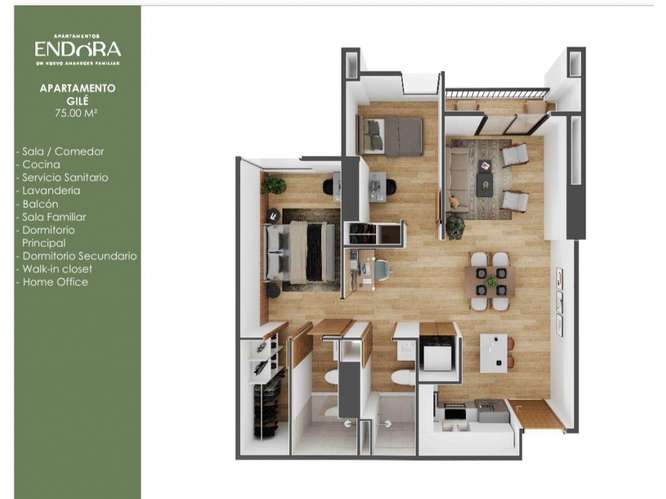  APARTAMENTO EN VENTA – 2 HAB + TERRAZA 58 M² | ENDORA | ZONA 11 - Imagen 5