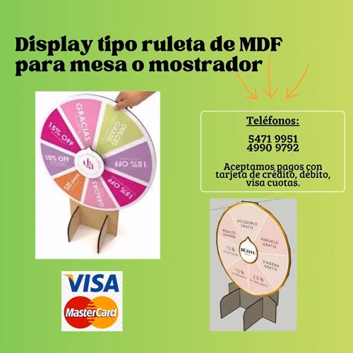 Ruletas publicitarias profesionales para grandes marcas