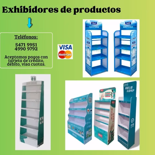 Exhibidores o estantes para productos farmaceuticos