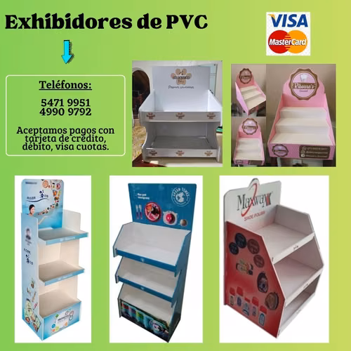 Exhibitors for beauty products