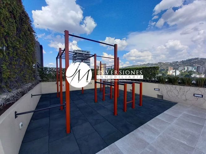 Apartamento en venta en zona 15 de 2 dormitorios con jardín