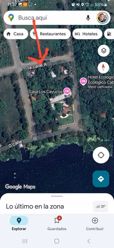 Vendo lote con potencial turístico en El Stor, Lago Izabal, Guatemala