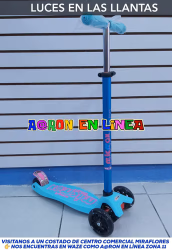 MONOPATINES CON LUCES EN LAS LLANTAS PARA NIÑOS - Imagen 3