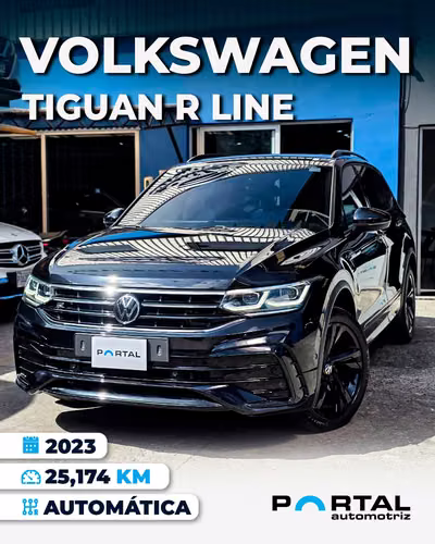 VOLKSWAGEN TIGUAN R LINE 2023 COLOR NEGRO