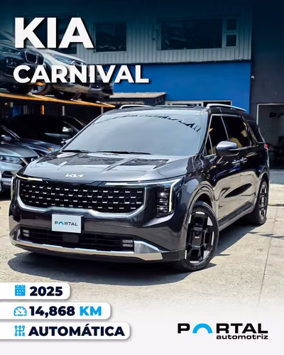 KIA CARNAVAL 2025 COLOR GRIS OSCURO