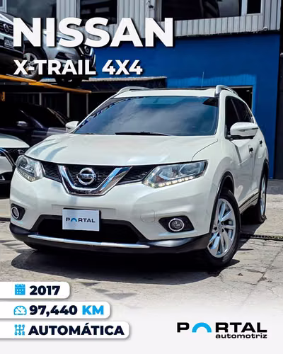 NISSAN X-TRAIL 4X4 2017 COLOR BLANCO - Imagen 1