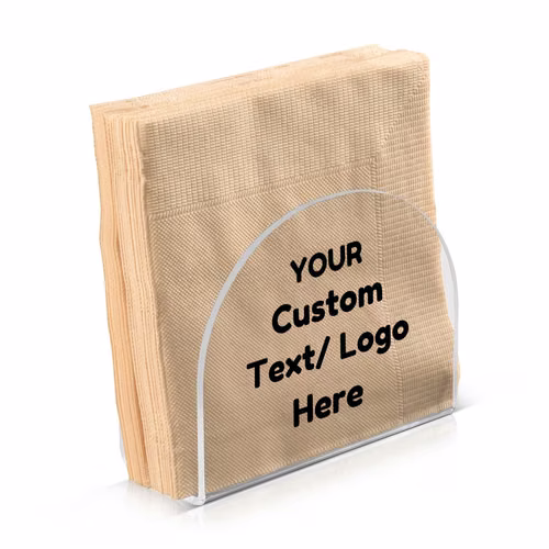 Impulsa tu marca con servilleteros de acrílico personalizados