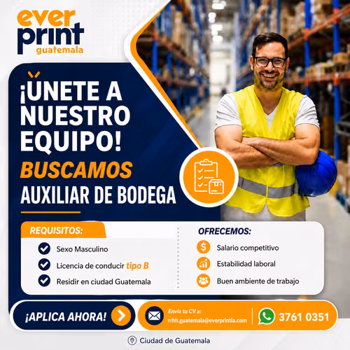  ¡Estamos contratando!