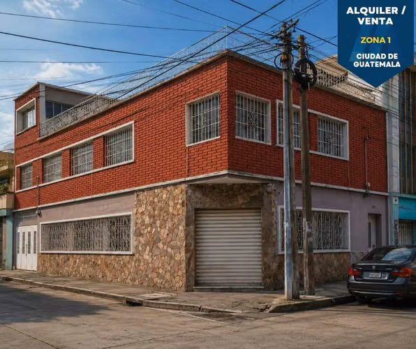 BODEGA EN ALQUILER o VENTA - SECTOR MERCADO DE FLORES - ZONA 1 CIUDAD DE GUATEMALA
