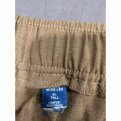Pantalón Old Navy High-Waisted Billie Taupe Brown Wide-Leg Trouser - Talla: XL - Nuevo - Imagen 3