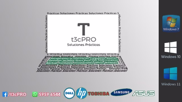 Reparacion de computadoras (Desktop, All in One, Laptop)