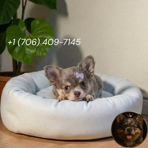 Chihuahua exótico Pelo largo.