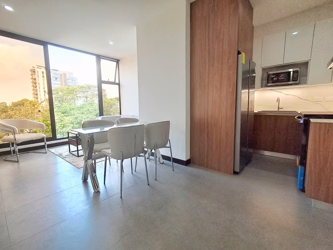 APARTAMENTO AMUEBLADO PARA ESTRENAR EDIFICIO ARLES 57MTS2,  2 DORMITORIOS, ZONA 15