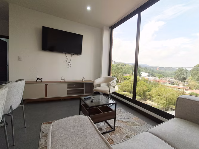APARTAMENTO AMUEBLADO PARA ESTRENAR EDIFICIO ARLES 57MTS2,  2 DORMITORIOS, ZONA 15