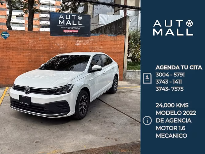 Volkswagen Virtus mecanico año 2022 de agencia