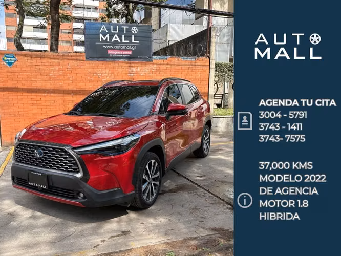 Toyota Corolla Cross Hibrida 2022 de agencia