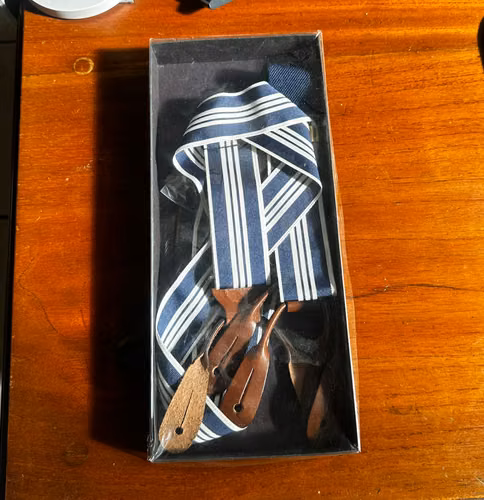 Vendo  – Tirantes Elegantes para Hombre color azul con blanco