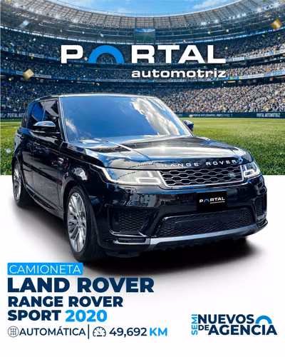 LAND ROVER RANGER ROVER SPORT 2020 COLOR NEGRO SANTORINI