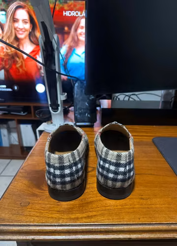 Burberry Check Wool-Felt Loafers Originales - Nuevos - Compra con visa cuotas - Imagen 5
