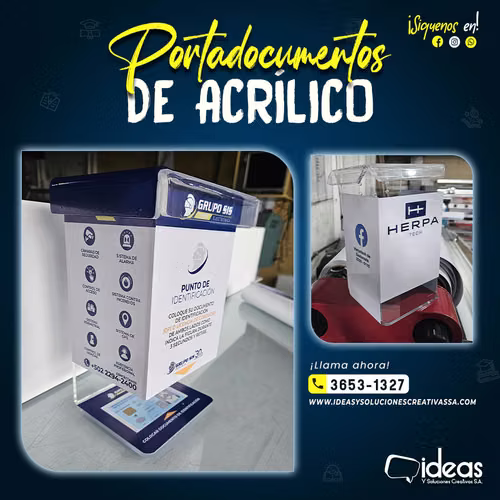 PORTADOCUMENTOS DE ACRÍLICO