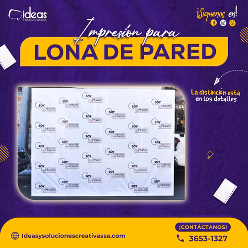 IMPRESIÓN DE LONA PARA PARED