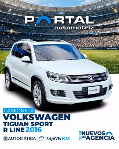 VOLKSWAGEN TIGUAN RLINE 2016 COLOR BLANCO
