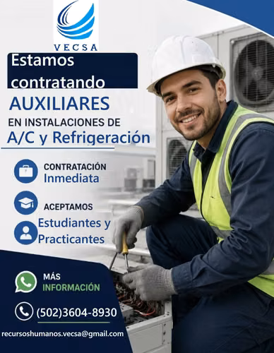 Auxiliares de Instalaciones de Aires Acondicionados