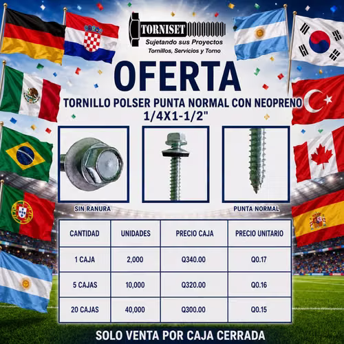 Caja de Tornillo Polser en Oferta