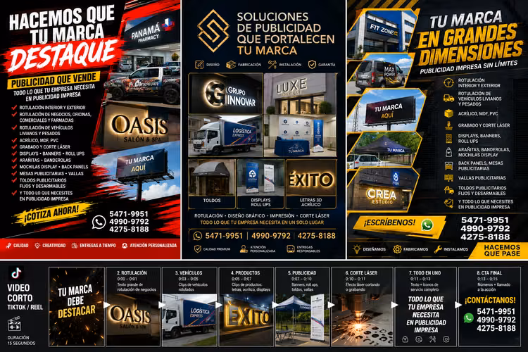 Rotulación de publicidad para negocios