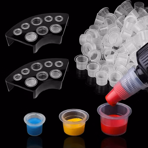 Vendo tapones para tinta de tatuajes, ideales para mantener tus pigmentos organizados - Nuevos - Imagen 3