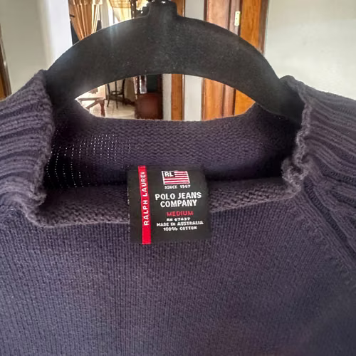 Mock Neck Ralph Lauren Polo Jeans Company Original – Talla M - Imagen 3