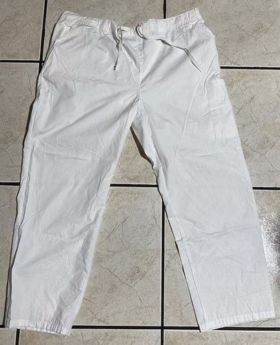 Filipina y Pantalón Blanco Dickies Original – Talla L - Imagen 3
