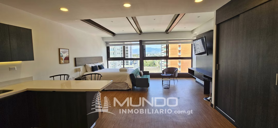 ZONA 10 APARTAMENTO RENTA AMOBLADO TIPO ESTUDIO
