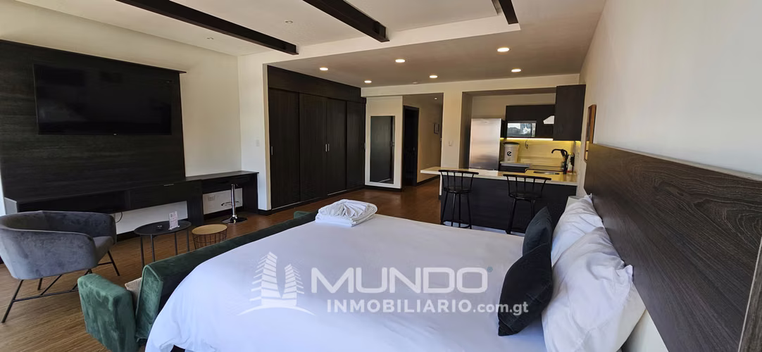 ZONA 10 APARTAMENTO RENTA AMOBLADO TIPO ESTUDIO