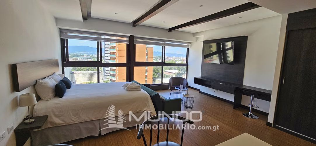 ZONA 10 APARTAMENTO RENTA AMOBLADO TIPO ESTUDIO