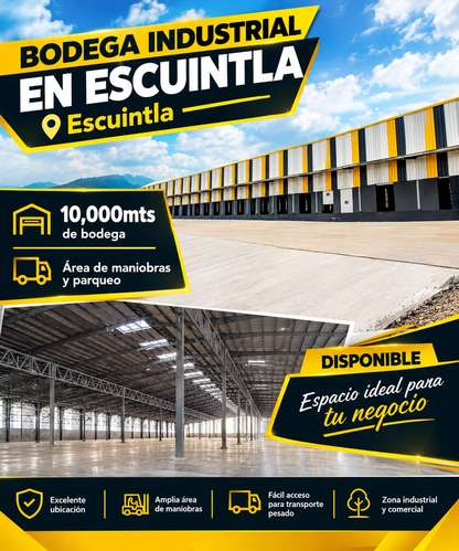 Bodega en renta de 14,522 metros ca-9 Sur Escuintla