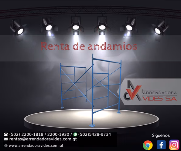 Alquiler de andamios