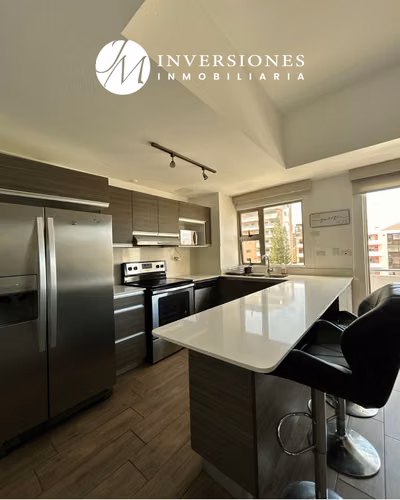 Apartamento en renta en zona 10 amueblado de 1 dormitorio