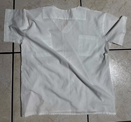 Filipina de Uniforme Médico Blanca – Talla L - Imagen 2